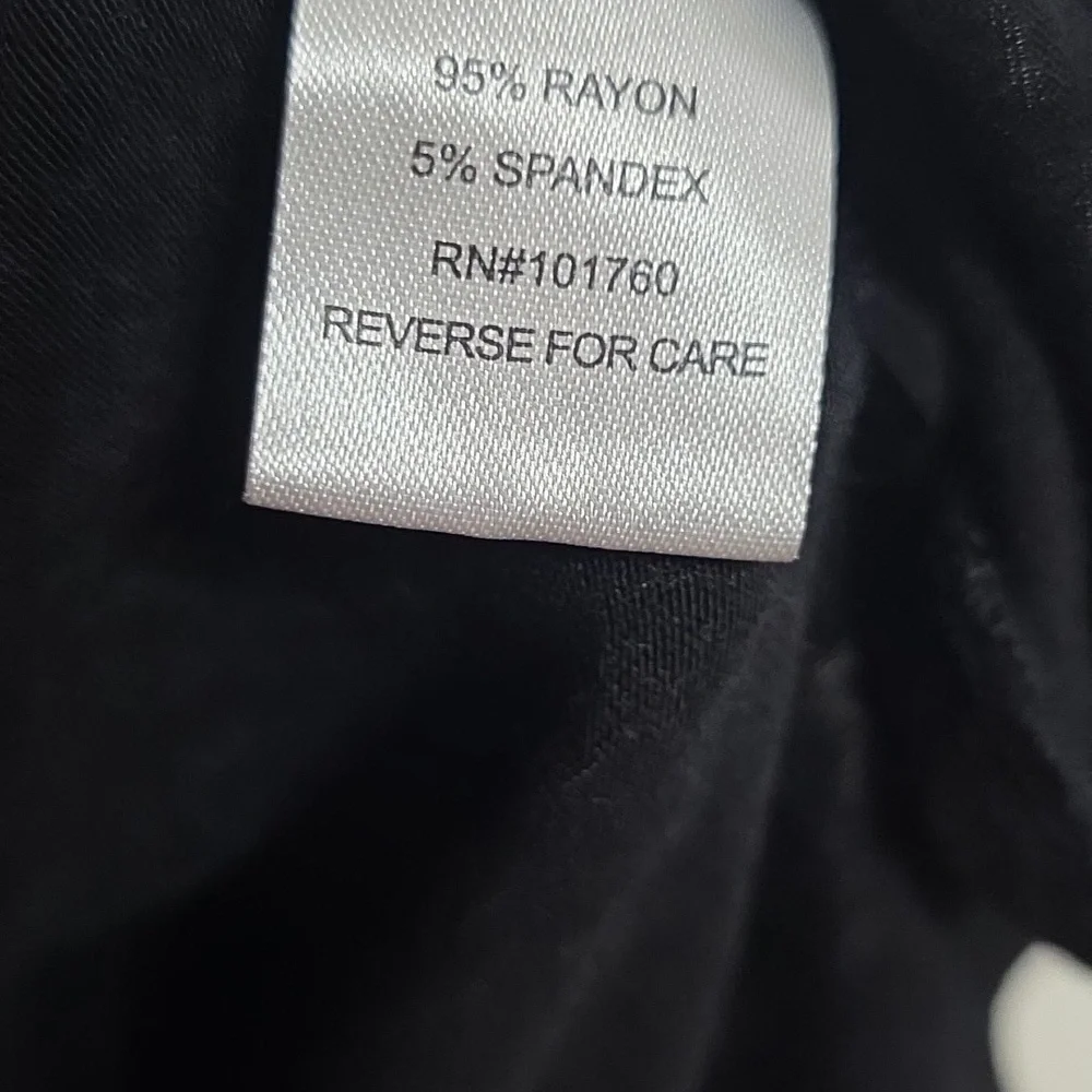 Wishing You A Very Magical Season Womens Christmas T-Shirt Black/Silver Sz PL - Picture 5 of 8